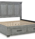 Signature Design by Ashley Russelyn California King Storage Bed-Gray