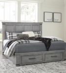 Signature Design by Ashley Russelyn California King Storage Bed-Gray
