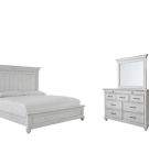 Benchcraft Kanwyn King Panel Bed, Dresser and Mirror