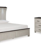 Signature Design by Ashley Darborn California King Panel Bed, Dresser and Mirr