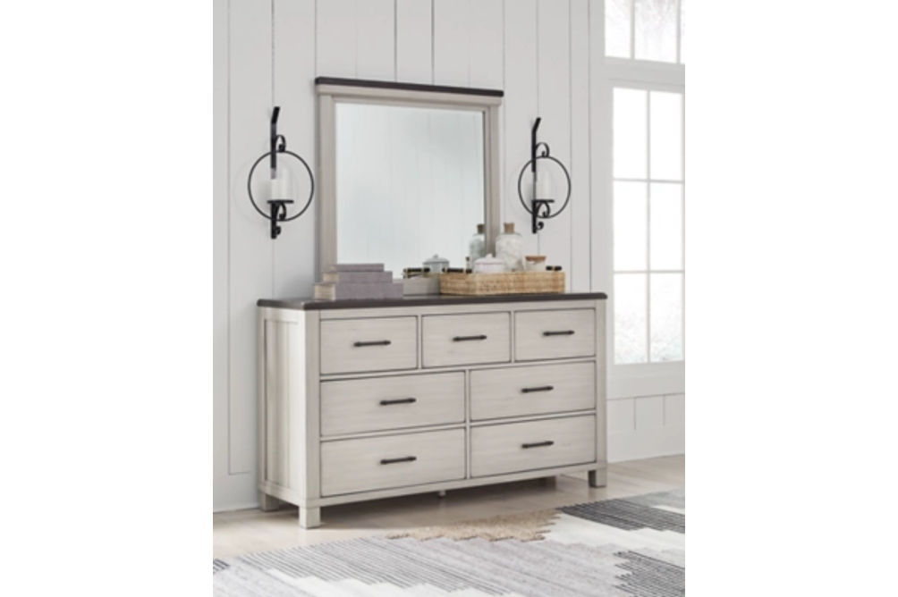 Signature Design by Ashley Darborn California King Panel Bed, Dresser and Mirr