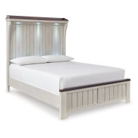 Signature Design by Ashley Darborn Queen Panel Bed-Gray/Brown