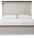 Signature Design by Ashley Darborn California King Panel Bed-Gray/Brown