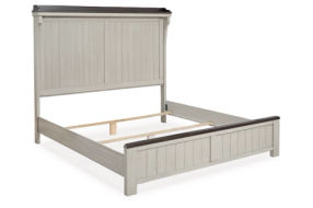 Signature Design by Ashley Darborn King Panel Bed-Gray/Brown