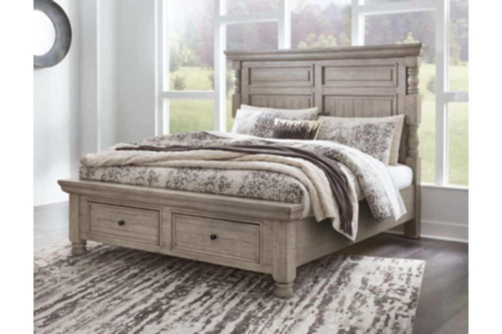 Millennium by Ashley Harrastone California King Panel Bed-Gray