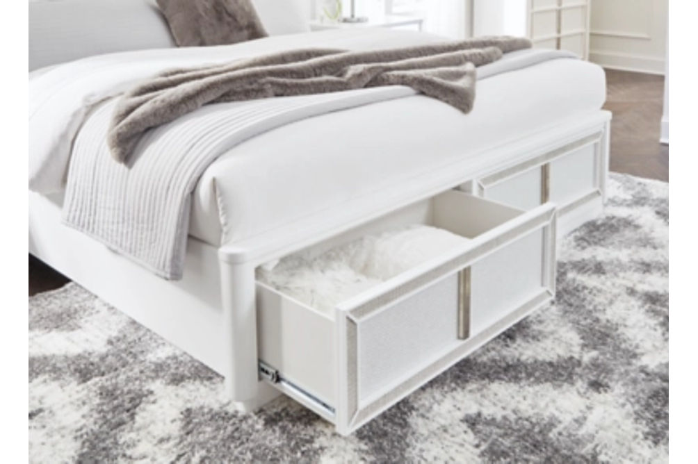 Signature Design by Ashley Chalanna California King Upholstered Storage Bed