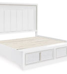 Signature Design by Ashley Chalanna Queen Upholstered Storage Bed-White