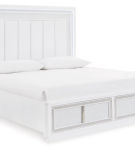 Signature Design by Ashley Chalanna California King Upholstered Storage Bed