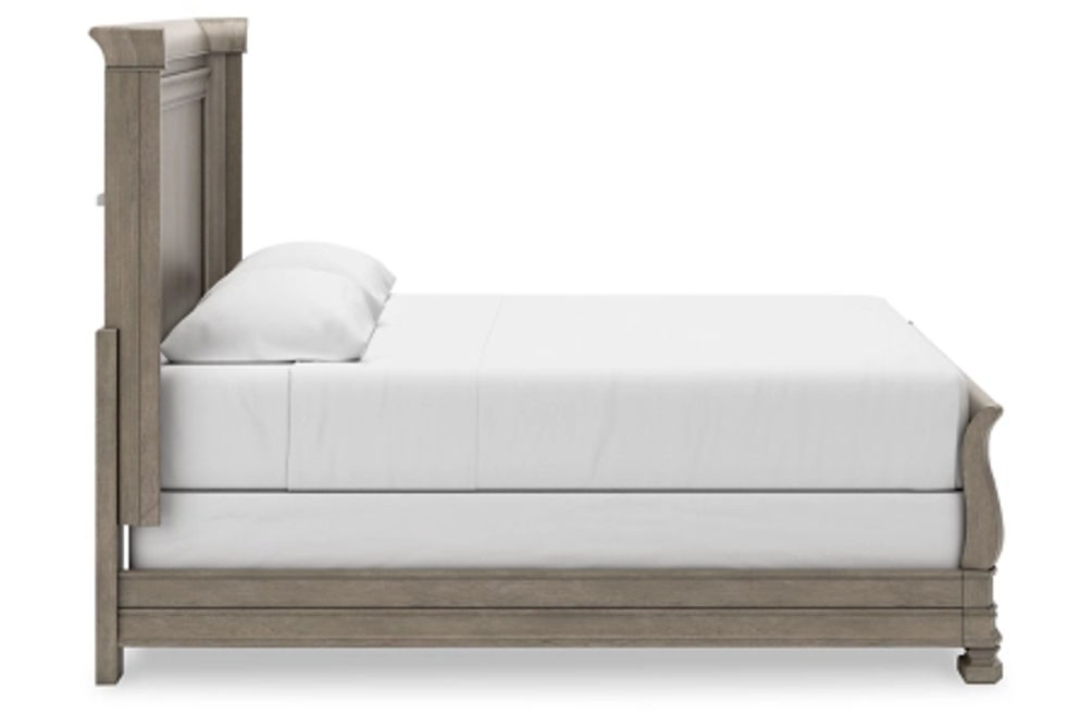 Signature Design by Ashley Lexorne King Sleigh Bed-Gray