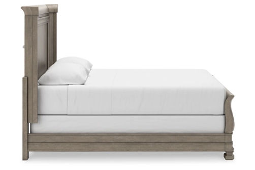 Signature Design by Ashley Lexorne King Sleigh Bed-Gray