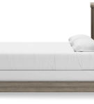 Signature Design by Ashley Lexorne California King Sleigh Bed-Gray