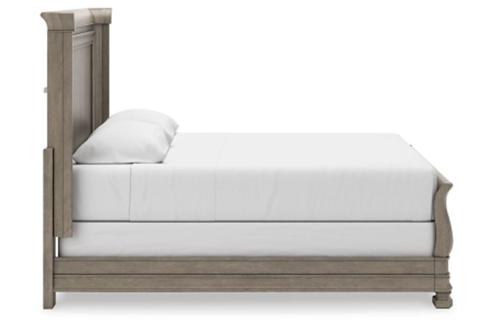 Signature Design by Ashley Lexorne California King Sleigh Bed-Gray