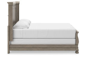 Signature Design by Ashley Lexorne California King Sleigh Bed-Gray