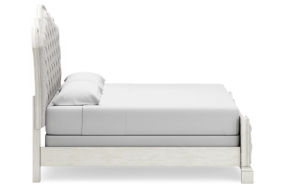 Signature Design by Ashley Arlendyne King Upholstered Bed-Antique White