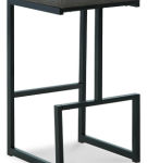 Signature Design by Ashley Strumford Bar Height Bar Stool (Set of 2)-Gray/Blac