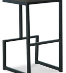 Signature Design by Ashley Strumford Bar Height Bar Stool (Set of 2)-Gray/Blac