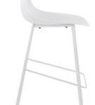 Signature Design by Ashley Forestead Bar Height Bar Stool (Set of 2)-White