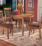 Ashley Berringer Dining Table and 4 Chairs-Rustic Brown