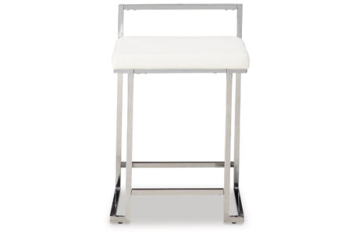 Signature Design by Ashley Madanere Counter Height Bar Stool (Set of 2)-White/