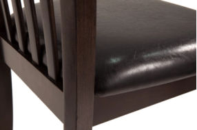 Signature Design by Ashley Hammis Dining Table and 4 Chairs-Dark Brown