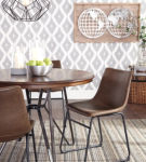 Signature Design by Ashley Centiar Dining Table and 4 Chairs-Two-tone Brown