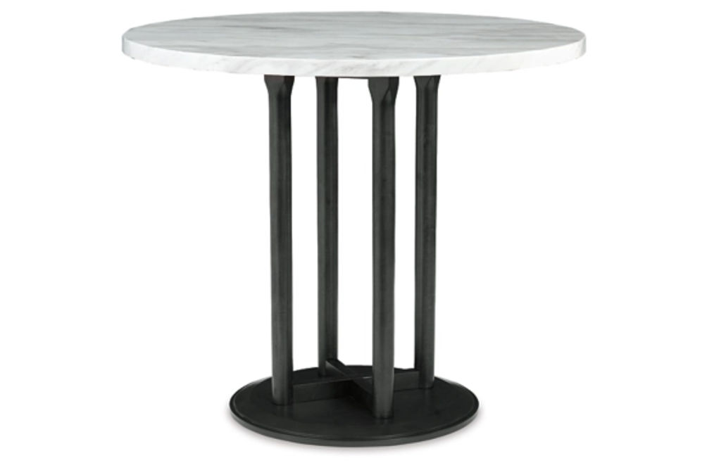 Signature Design by Ashley Centiar Counter Height Dining Table and 4 Barstools