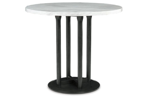 Signature Design by Ashley Centiar Counter Height Dining Table and 4 Barstools