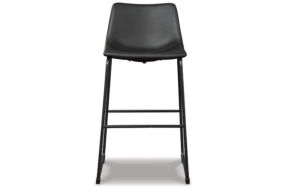 Signature Design by Ashley Centiar Pub Height Bar Stool (Set of 2)-Black