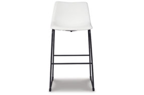 Signature Design by Ashley Centiar Pub Height Bar Stool (Set of 2)-White