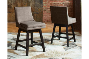 Signature Design by Ashley Tallenger Counter Height Bar Stool (Set of 2)-Light