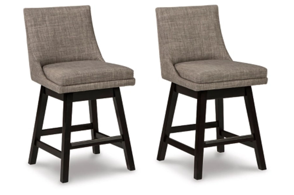 Signature Design by Ashley Tallenger Counter Height Bar Stool (Set of 2)-Light