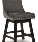 Signature Design by Ashley Tallenger Counter Height Bar Stool (Set of 2)-Dark