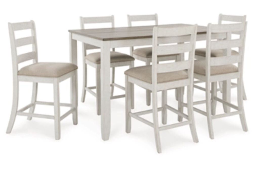 Signature Design by Ashley Skempton Counter Height Dining Table and Bar Stools