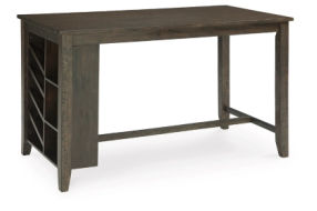 Signature Design by Ashley Rokane Counter Height Dining Table and 6 Barstools