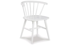 Signature Design by Ashley Grannen Dining Table and 2 Chairs-White/Natural