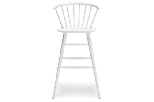 Signature Design by Ashley Grannen Bar Height Stool (Set of 2)-White