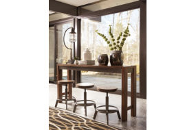 Signature Design by Ashley Torjin Counter Height Dining Table with 4 Barstools