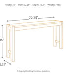 Signature Design by Ashley Torjin Counter Height Dining Table with 4 Barstools