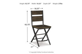 Signature Design by Ashley Kavara Counter Height Bar Stool (Set of 2)-Medium B