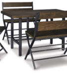 Signature Design by Ashley Kavara Counter Height Dining Table with 4 Barstools