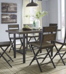 Signature Design by Ashley Kavara Counter Height Dining Table with 4 Barstools