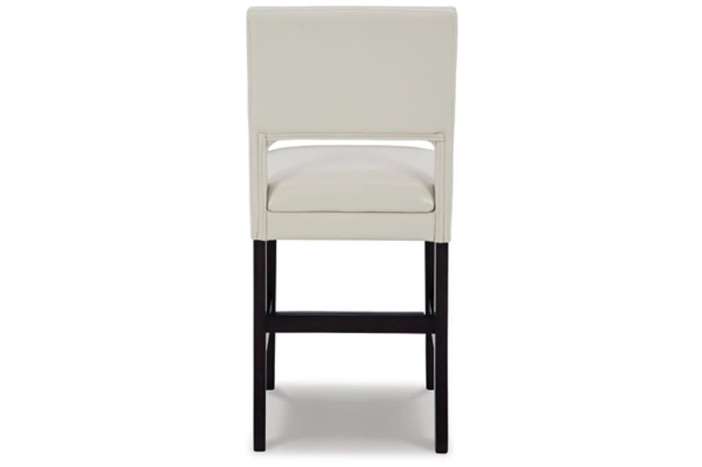 Signature Design by Ashley Leektree Counter Height Bar Stool (Set of 2)-Ivory/