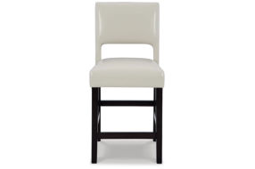 Signature Design by Ashley Leektree Counter Height Bar Stool (Set of 2)-Ivory/