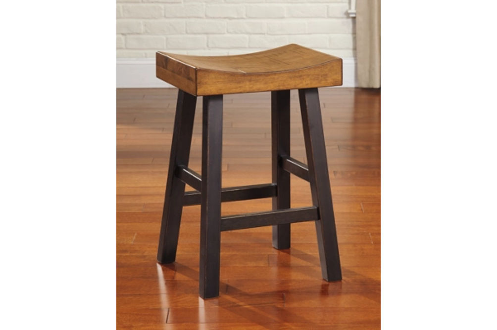 Signature Design by Ashley Glosco Counter Height Bar Stool (Set of 2)-Medium B