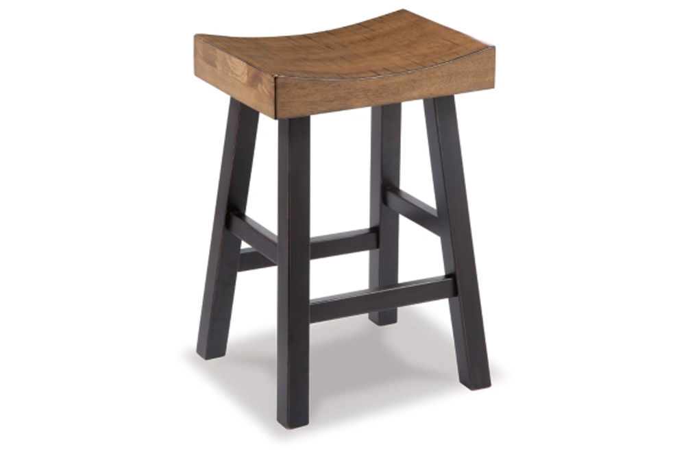 Signature Design by Ashley Glosco Counter Height Bar Stool (Set of 2)-Medium B