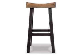 Signature Design by Ashley Glosco Bar Height Bar Stool (Set of 2)-Medium Brown