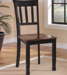 Signature Design by Ashley Owingsville Dining Table and 4 Chairs-Black/Brown