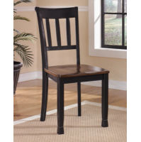 Signature Design by Ashley Owingsville Dining Table and 6 Chairs-Black/Brown
