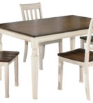 Signature Design by Ashley Whitesburg Dining Table and 4 Chairs