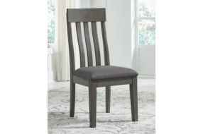 Signature Design by Ashley Hallanden Dining Table, 4 Chairs, and Bench-Gray